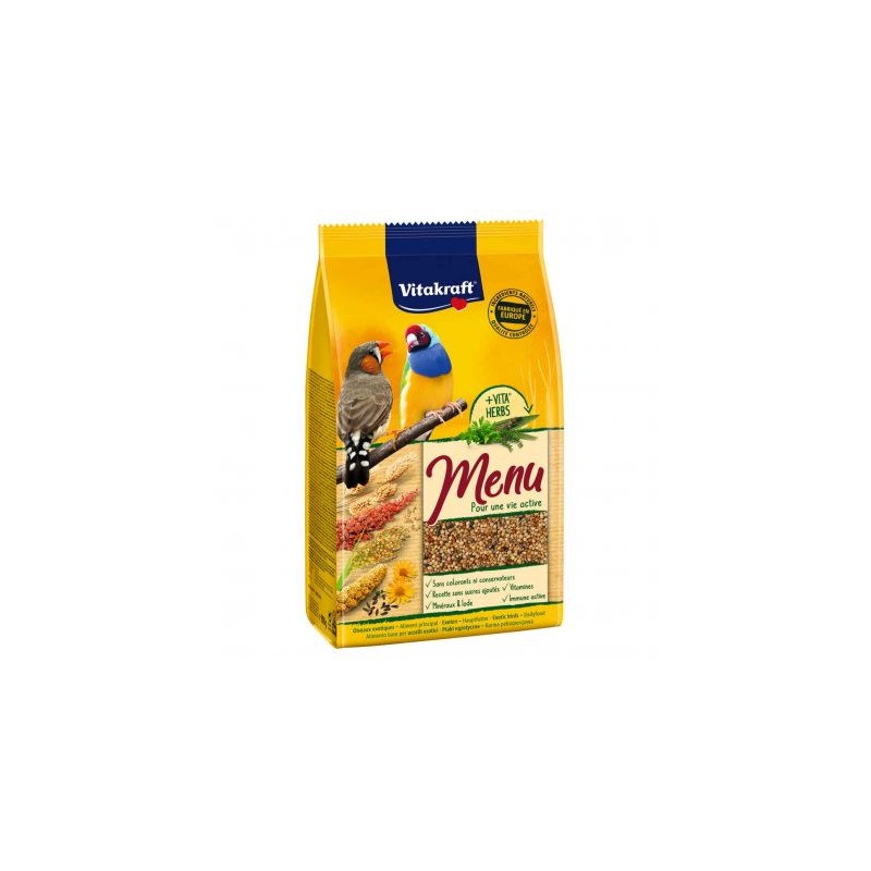 Graines - Menu Premium - Oiseaux exotiques - 900 gr - VITAKRAFT - Oiseaux, volatiles - DE-793703