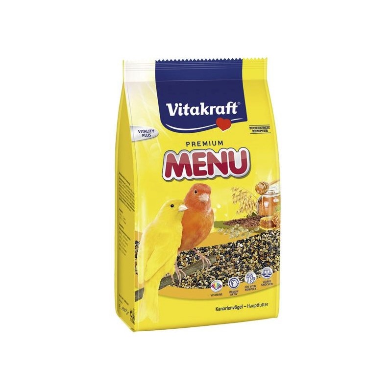 Graines - Menu Premium - Canaris - 900 gr - VITAKRAFT - Oiseaux, volatiles - DE-793679