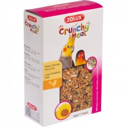 Graines - Crunchy Meal - Grande Perruche - 800 gr - ZOLUX - Oiseaux, volatiles - BR-116107