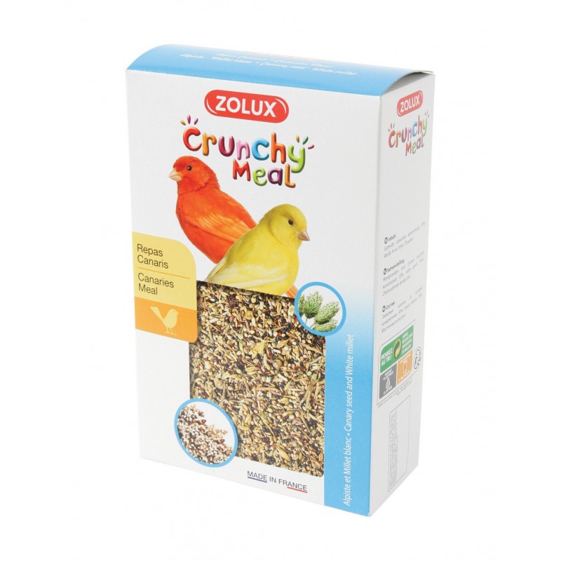 Graines - Crunchy Meal - Canaris - 800 gr - ZOLUX - Oiseaux, volatiles - BR-116108