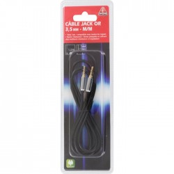 Cordon Jack 3.5 mm - Mâle / Mâle - 1.5 M - DHOME - Hi-Fi Audio - SI-101520