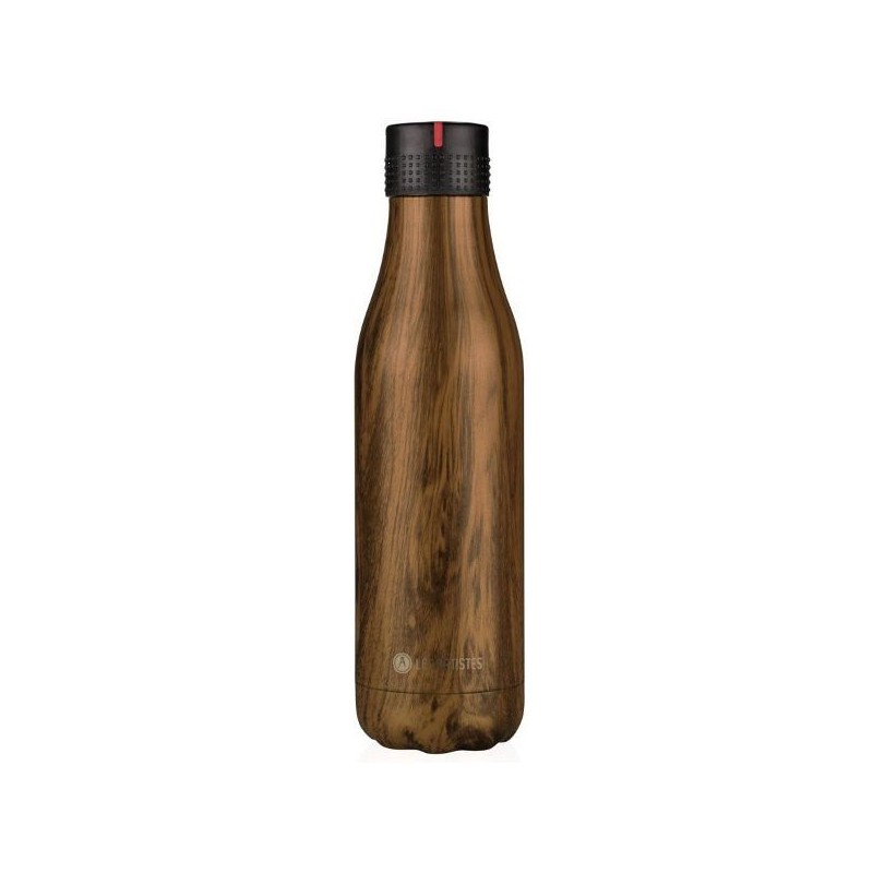 Bouteille isotherme - Wood - 500 ml - LES ARTISTES PARIS - Bouteille, gourde, mug, canette - DE-568478