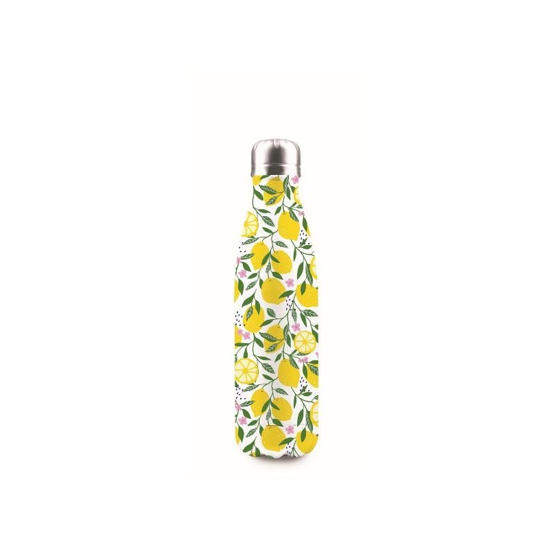 Bouteille isotherme - 500 ml - Lemons - EASY LIFE - Bouteille, gourde, mug, canette - DE-534579