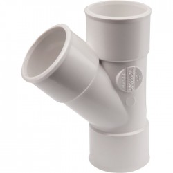 Culotte à 45° - Femelle/Femelle - Blanc - 40 mm - NICOLL - Raccords PVC évacuation - SI-931338