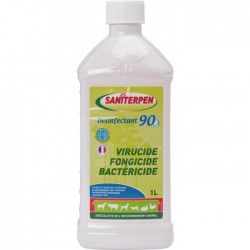 Désinfectant - Virucide / fongicide / bactéricide - 1 L - SANITERPEN - Hygiène de la maison - BR-302973