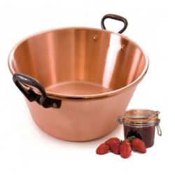 Bassine à  gelée - Cuivre - 26.5 cm - BAUMALU - Bassine à confiture - BR-501782