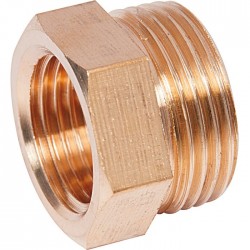 Raccord réduit côté femelle - Laiton - Mâle 8 x 13 mm - 1/4" - Femelle 1/8" - Raccords à visser - SI-960085