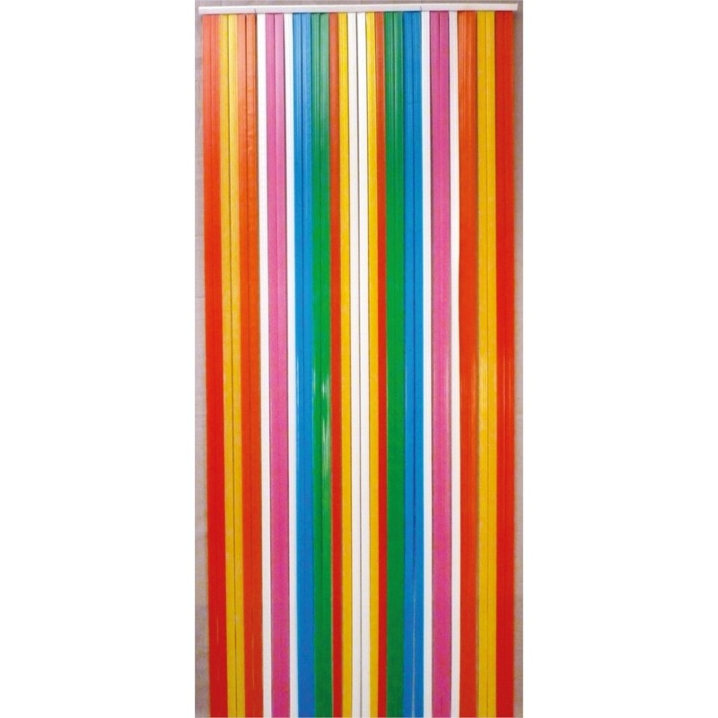 Rideau de lanières - Plastique - 220 x 100 - Arc en Ciel - MOREL - Rideaux - DE-539254