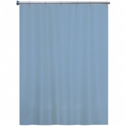 Rideau de douche - Bleu Gris - 180 x 200 - ARVIX - Accessoires salle de bain - BR-538611