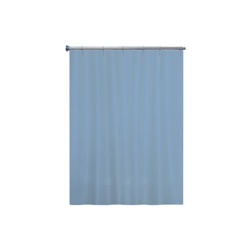 Rideau de douche - Bleu Gris - 180 x 200 - ARVIX - Accessoires salle de bain - BR-538611