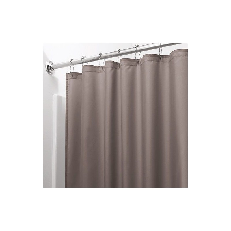 Rideau de douche - Taupe - 180 x 200 - INTERDESIGN - Accessoires salle de bain - DE-220103