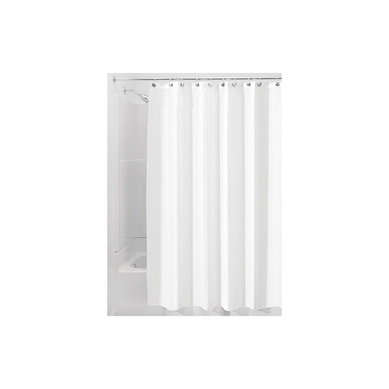 Rideau de douche - Blanc - 180 x 200 - INTERDESIGN - Accessoires salle de bain - DE-219675