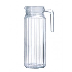 Pichet avec couvercle - Verre - Quadro - 1 L - LUMINARC - Carafe / Bouteille - BR-515135