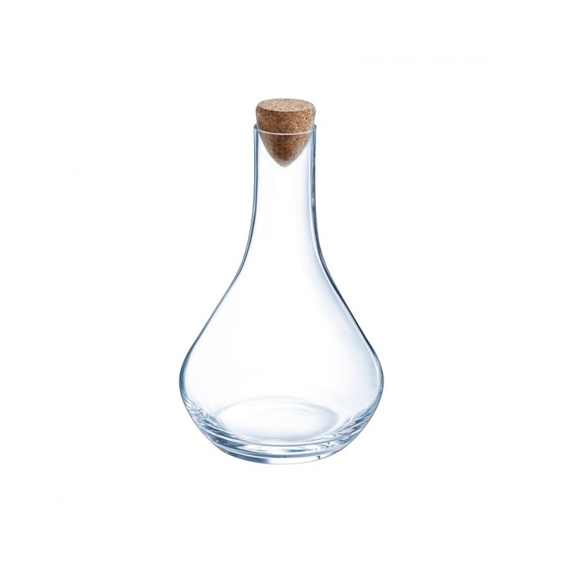 Carafe à décanter et bouchon - Grand Chais Wine - 1.5 L - LUMINARC - Cave et bouchage - DE-569823