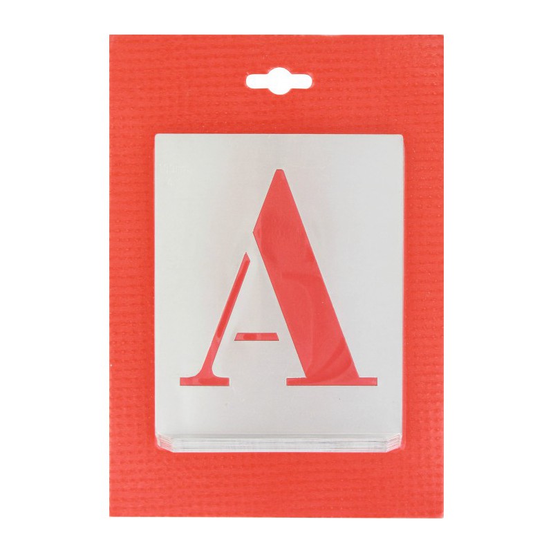 Alphabet en Alu ajouré - Hauteur 30 mm - Accueil - BR-550897