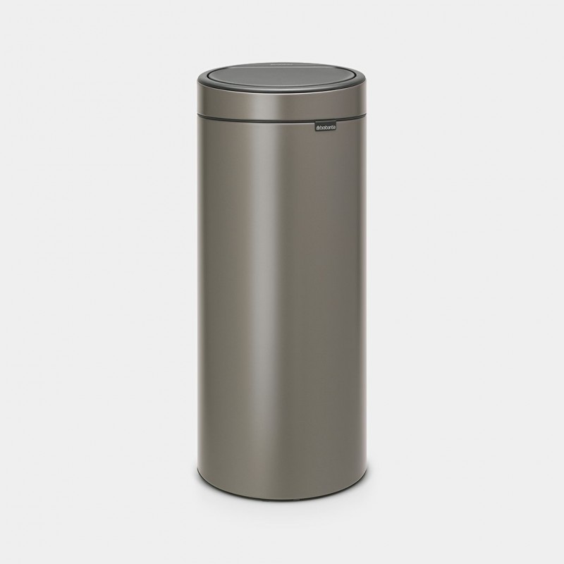 Poubelle Touch Bin New - 30 L - Platinum - BRABANTIA - Poubelle - DE-199547