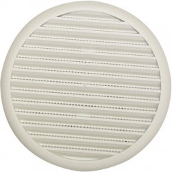 Grille universelle à  ressort - Pastique - Blanc - Diamètre 175 mm - DMO - Grille de ventilation - BR-192195