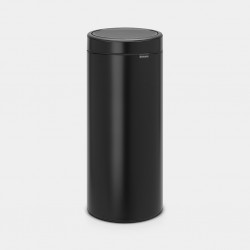 Poubelle Touch Bin New - 30 L - Noir mat - BRABANTIA - Poubelle - DE-270538