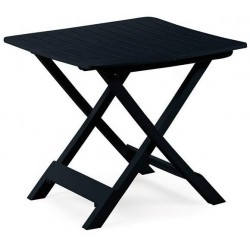 Table pliante - Tevere - Anthracite - 79 x 72 x 70 cm - Accessoires pique-nique / camping / détente - DE-363250