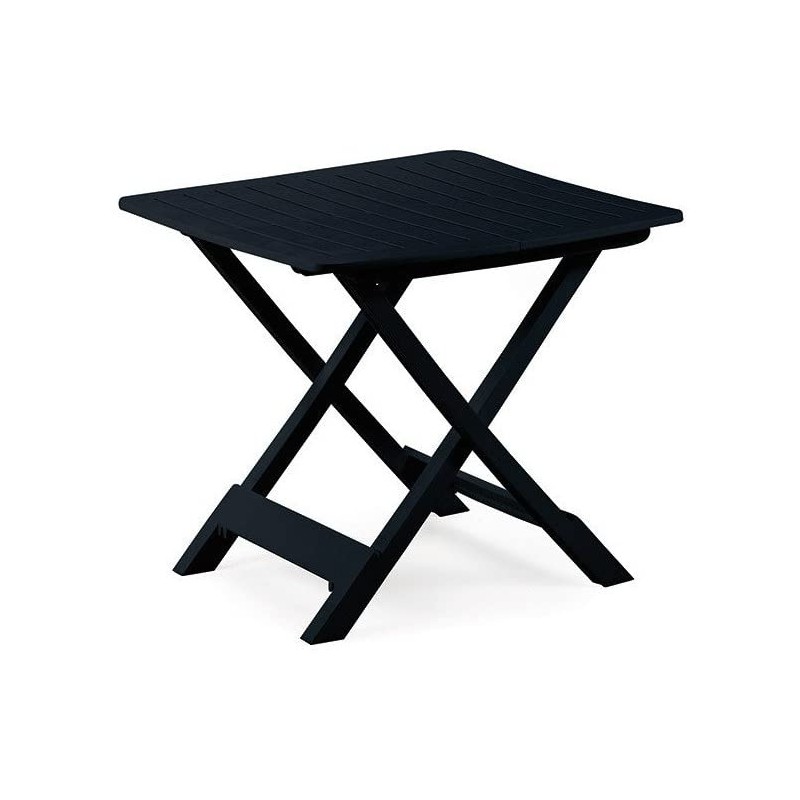 Table pliante - Tevere - Anthracite - 79 x 72 x 70 cm - Accessoires pique-nique / camping / détente - DE-363250