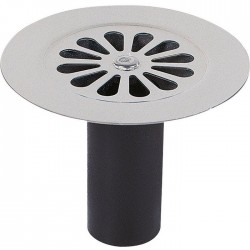 Grille marguerite pour bonde de douche - Inox - 85 mm - VALENTIN - Bouchons / clapets et grilles de vidage - SI-149800