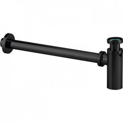 Siphon Cylindrix - Lavabo - Ajustable - Sortie 32 mm - Noir - VALENTIN - Siphons pour lavabo / Bidet / Baignoire - SI-383816