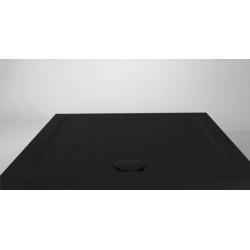 Bonde extra-plate pour receveur de douche - 90 mm - Noir - VALENTIN - Bondes pour lavabo / Bidet / Douche - SI-383810