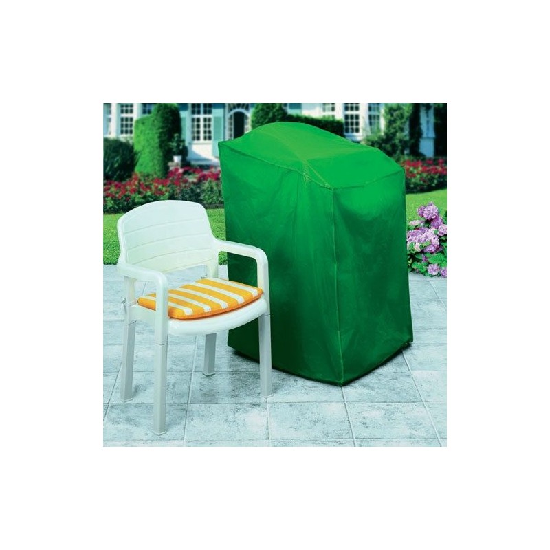 Housse pour chaise de jardin - Vert - RAYEN - Protection mobilier jardin - DE-201533