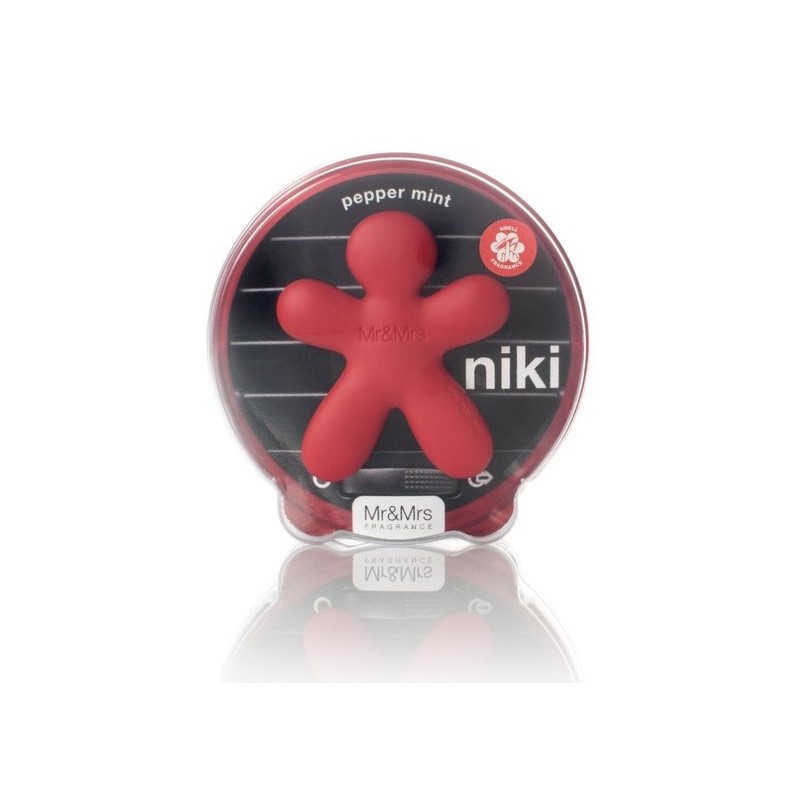 Diffuseur de parfum pour voiture - Niki - Pepper Mint - Rouge mat - JEFF JOY FRAGRANCES - Accessoires auto / vélo - DE-302232