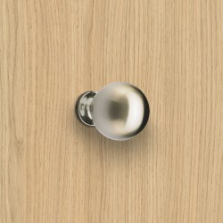 Bouton de meuble Bona - 41 mm - 30 mm - Inox brossé - HETTICH - Poignées de meuble - SI-413003