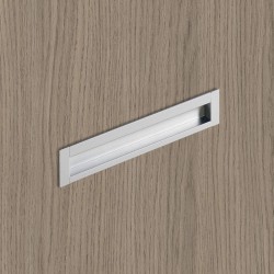 Poignée d'insertion - Nidum - 96 mm - Aspect aluminium - HETTICH - Poignées de meuble - SI-420525