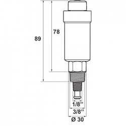 Purgeur d'air automatique - Flexvent - Mâle 12 x 17 mm - 3/8" - FLAMCO - Purgeur d'air et vidange - SI-155712