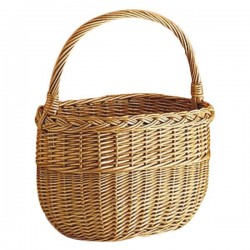 Panier - Osier Buff - Gondole - AUBRY GASPARD - Poussette de marché / Cabas / Panier - BR-487686