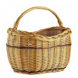 Panier - Osier Buff - AUBRY GASPARD - Poussette de marché / Cabas / Panier - BR-667485