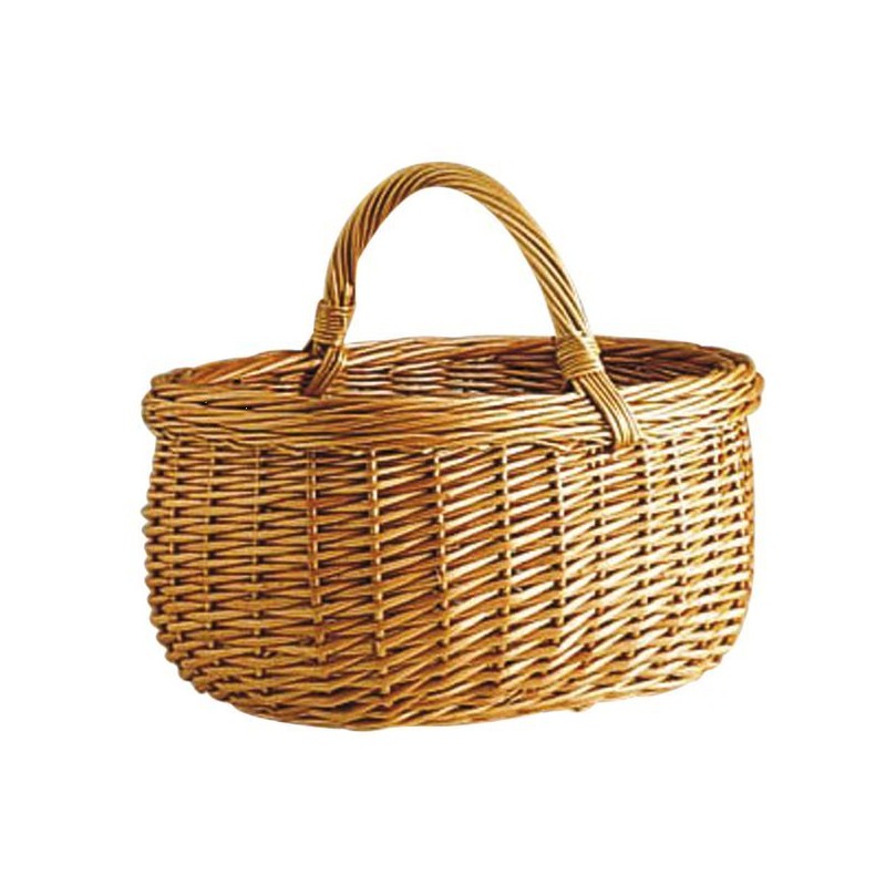 Panier - Osier Buff - AUBRY GASPARD - Poussette de marché / Cabas / Panier - BR-487728