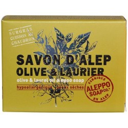 Savon d'Alep - Olive et Laurier - 100 gr - ALEPPO - Bain, savons et soins du corps - DE-558751