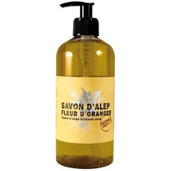 Savon d'Alep - Liquide - Fleur d'Oranger - 500 ml - ALEPPO - Bain, savons et soins du corps - DE-560474