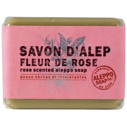 Savon d'Alep - Fleur de Rose - 100 gr - ALEPPO - Bain, savons et soins du corps - DE-560599