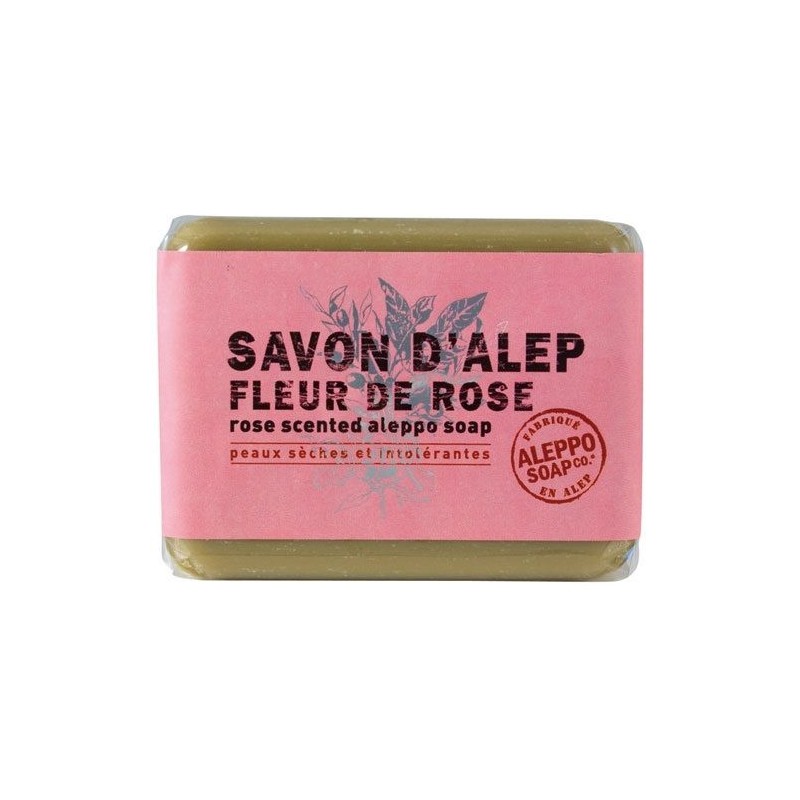 Savon d'Alep - Fleur de Rose - 100 gr - ALEPPO - Bain, savons et soins du corps - DE-560599