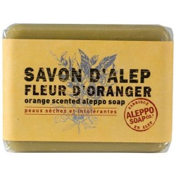 Savon d'Alep - Fleur d'Oranger - 100 gr - ALEPPO - Bain, savons et soins du corps - DE-560581