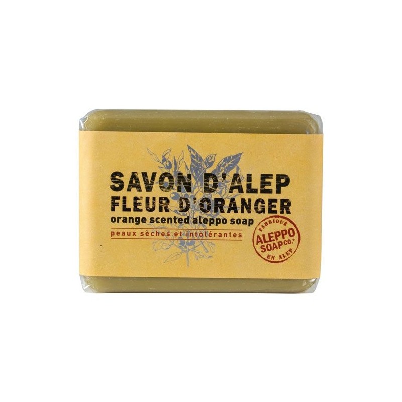 Savon d'Alep - Fleur d'Oranger - 100 gr - ALEPPO - Bain, savons et soins du corps - DE-560581