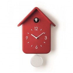 Horloge murale à coucou - Rouge - GUZZINI - Bazar - DE-344309