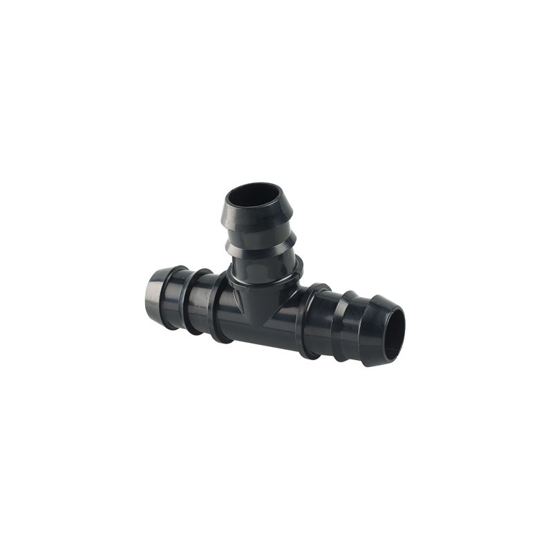 Té cannelé égal - 16 mm x 16 mm x 16 mm - CAP VERT - Accueil - BR-588510