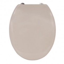 Abattant WC - Fermeture lente - Taupe - MSV - Accessoires WC - DE-504135