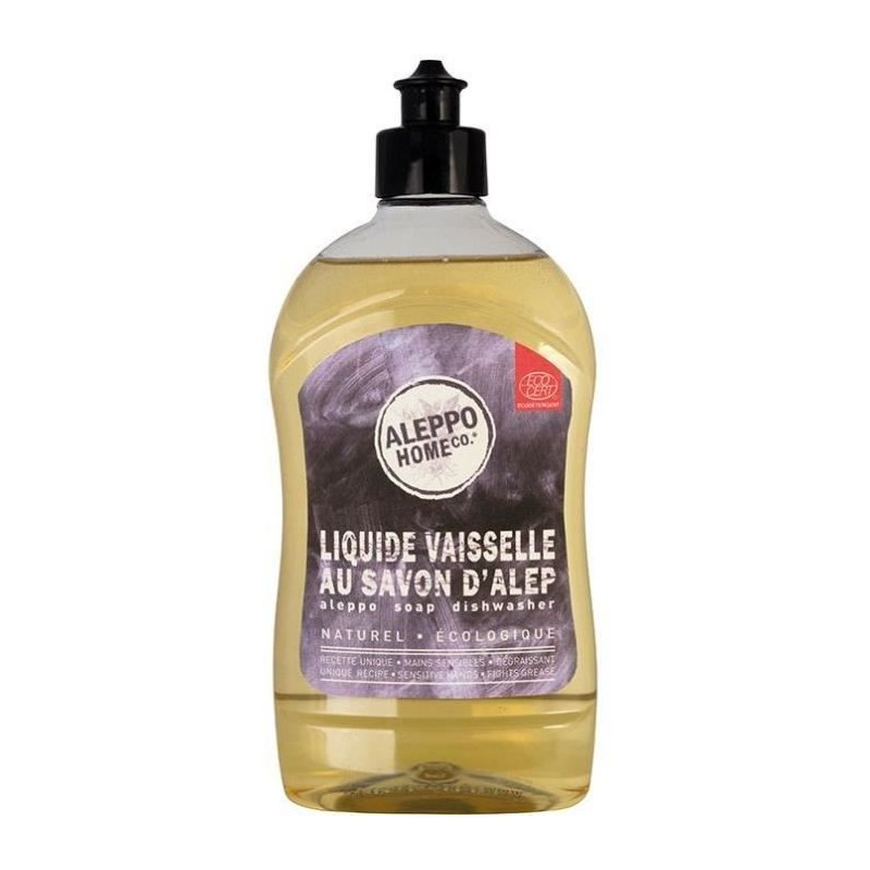 Liquide vaisselle - Savon d'Alep - 500 ml - ALEPPO - Entretien de la vaisselle - DE-394255