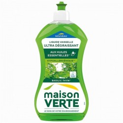 Liquide vaisselle - Thym / Basilic - 500 ml - MAISON VERTE - Entretien de la vaisselle - DE-759571