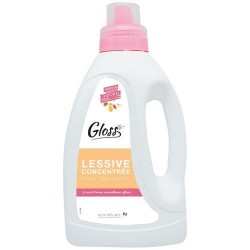 Lessive liquide - Savon végétal - Amande / Coing - 750 ml - GLOSS - Lessives - DE-574443