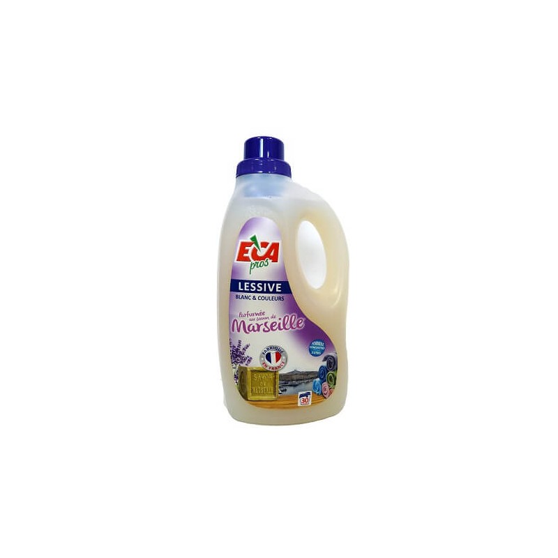 Lessive liquide - Blanc / Couleurs - Savon de Marseille - 2 L - ECA PROS - Lessives - DE-201020