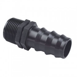 Raccord cannelé droit - Mâle - 15 x 21 - CAP VERT - Accueil - BR-588605