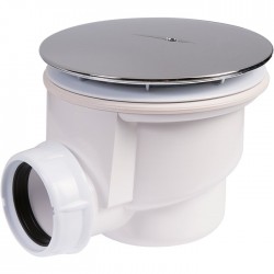 Bonde receveur de douche plastique - Horizontale - 90 mm - NICOLL - Bondes pour lavabo / Bidet / Douche - SI-619041